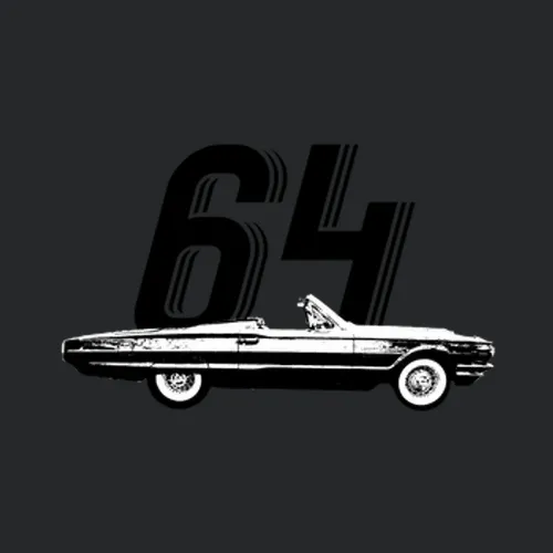1964 Ford Thunderbird 390 Convertible 4th Gen Vintage Car Year