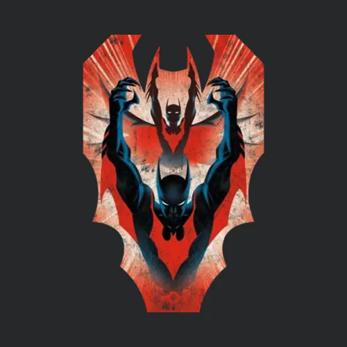 Batman Beyond Tv Series Retro Grunge