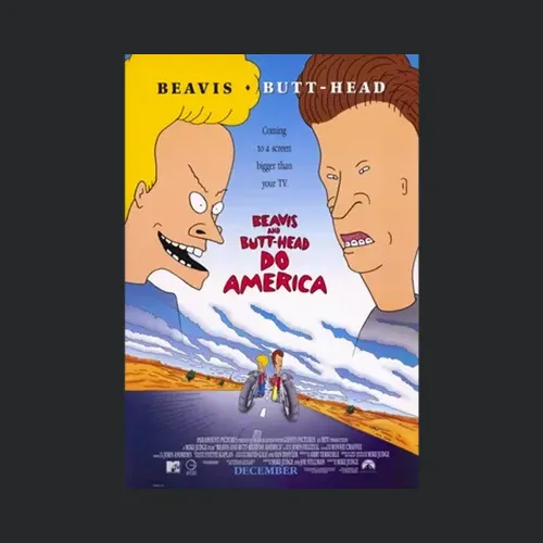 Beavis And Butt Head Do America Cool 90s Comedy Vintage Movie Fan