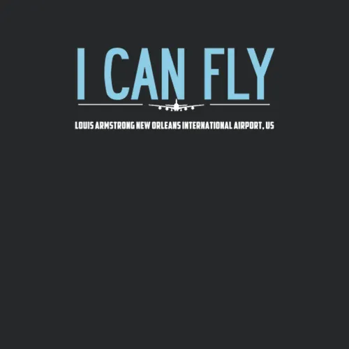 I Can Fly Louis Armstrong New Orleans International Airport Funny