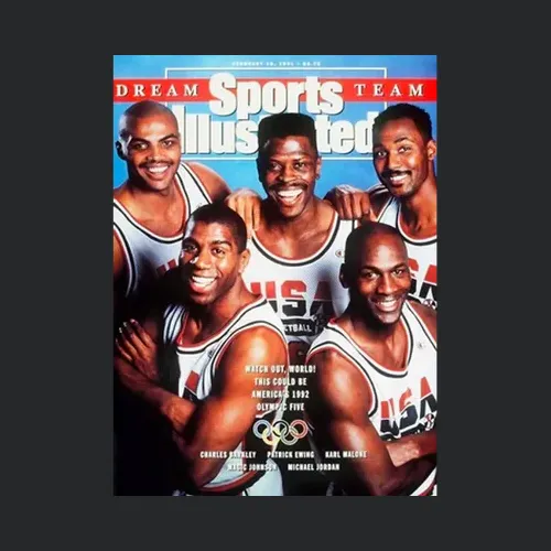 Michael Jordan Sports Illustrated Dream Team Basketball Fan Baby One P