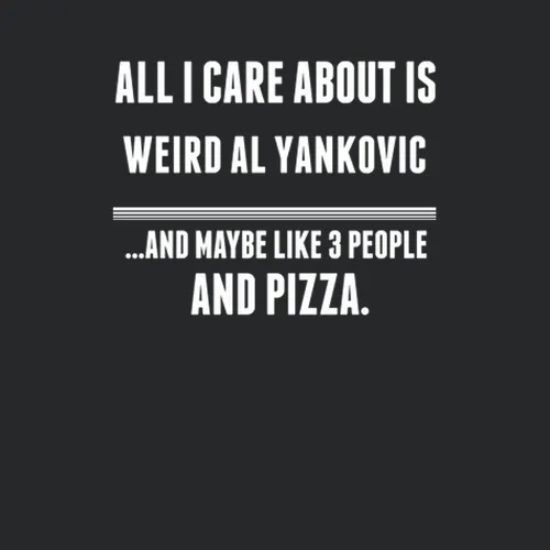 Weird Al Yankovic All I Care About Comedian Stand Up Funny Comedy