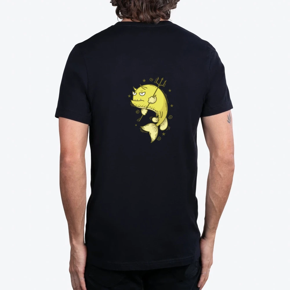 Cowfish With Trident Sea Or Aquarium