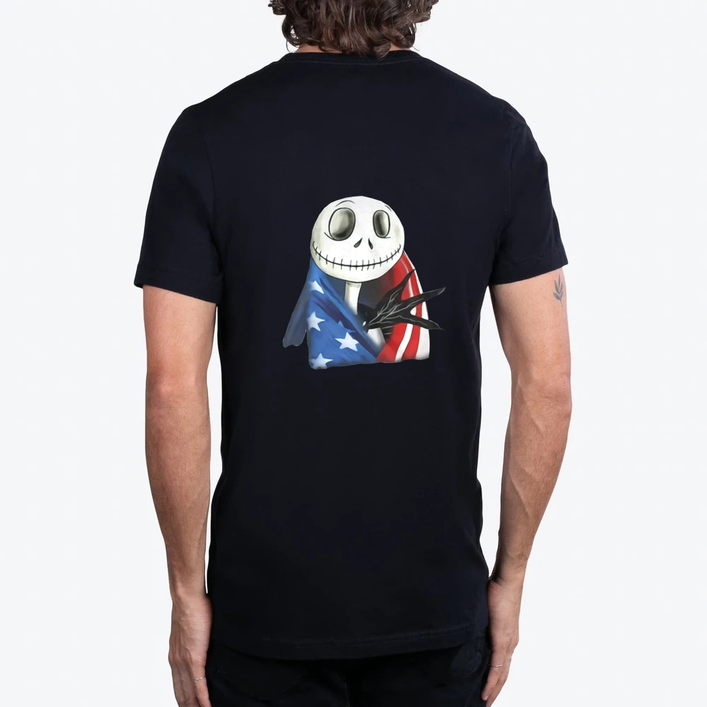 Jack Skellington 4th July Independence Day American Flag