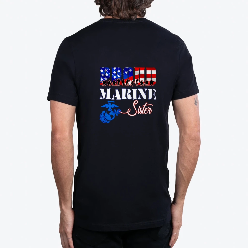 Proud Marine Sister Patriotic Usa Military 2020