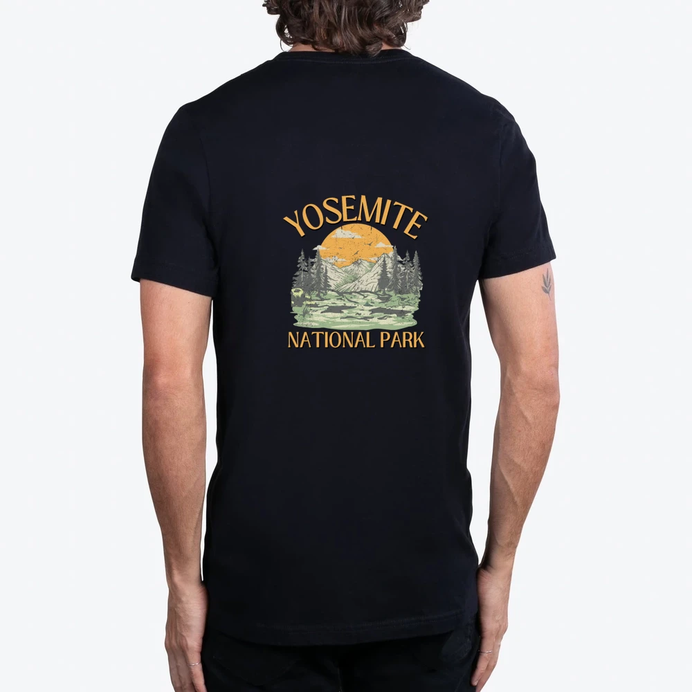 Vintage Yosemite Retro National Park California