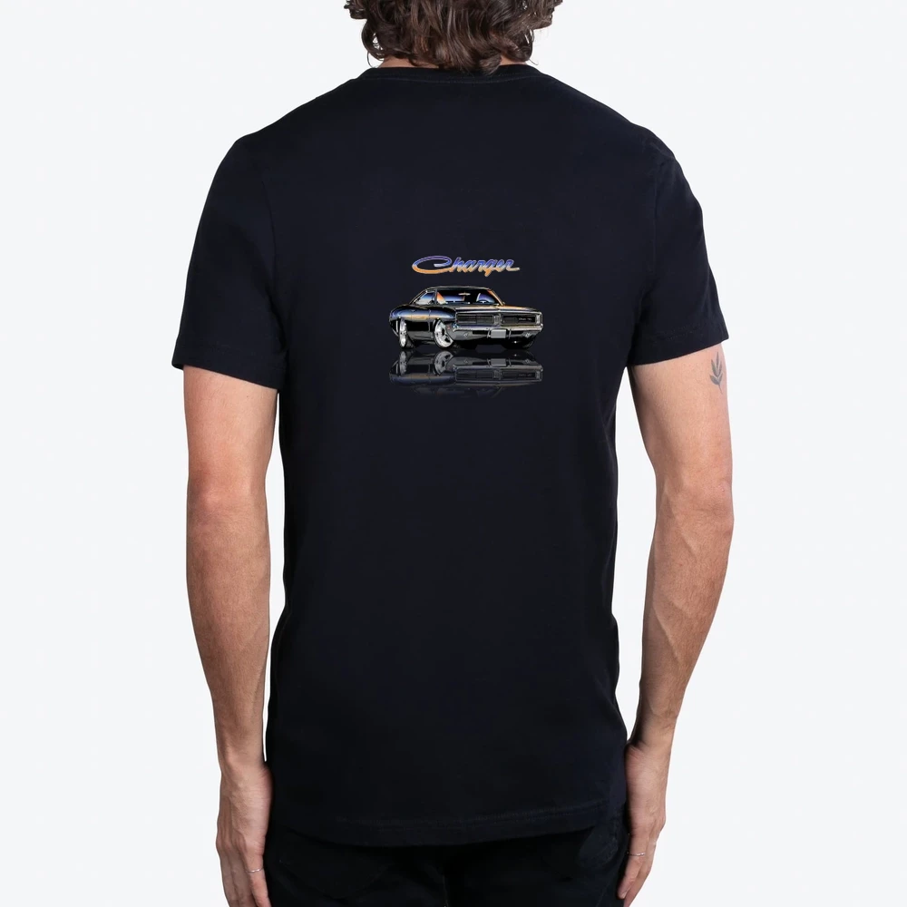 1969 Black Dodge Charger Andamp Script