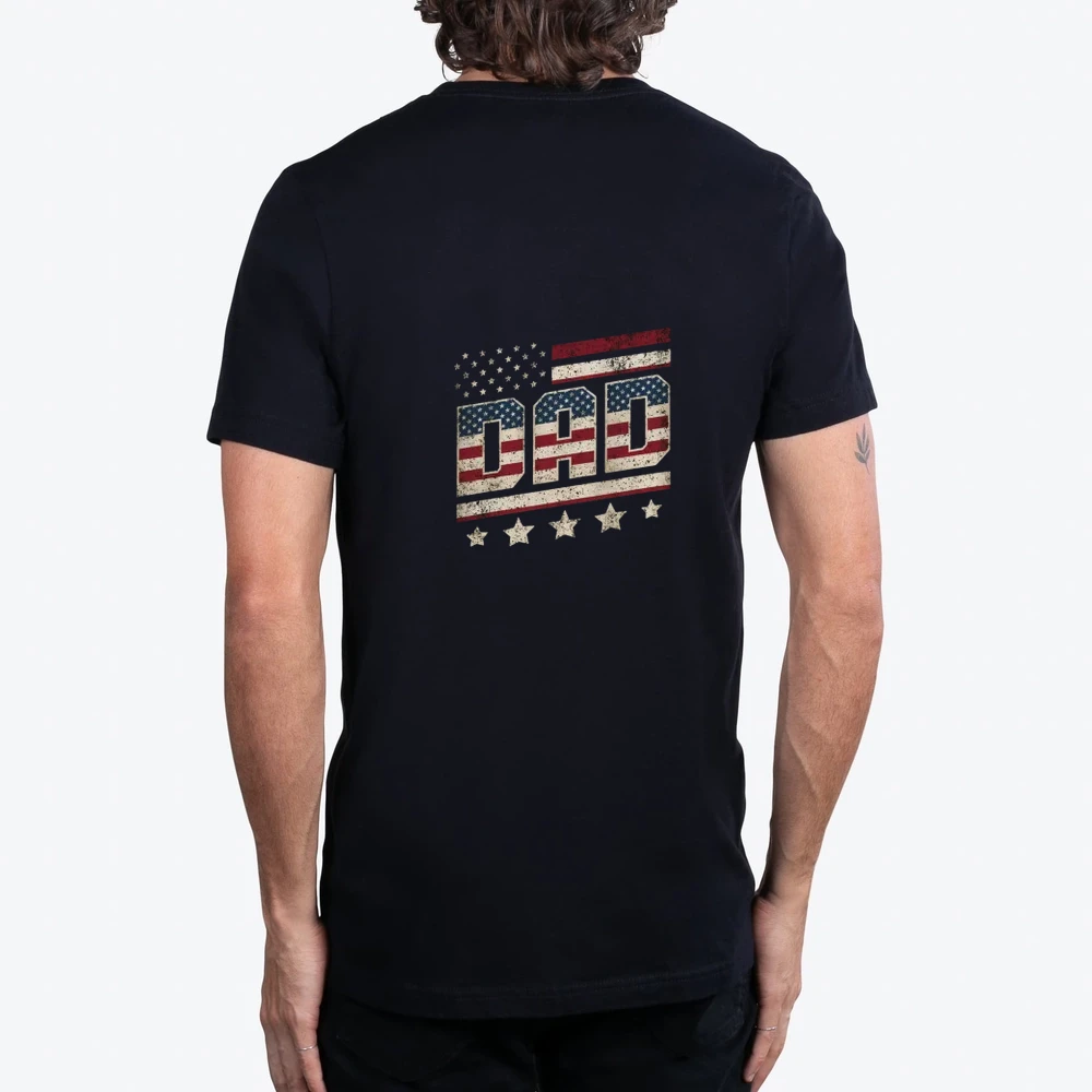 Vintage Dad Usa American Daddy Fathers Day