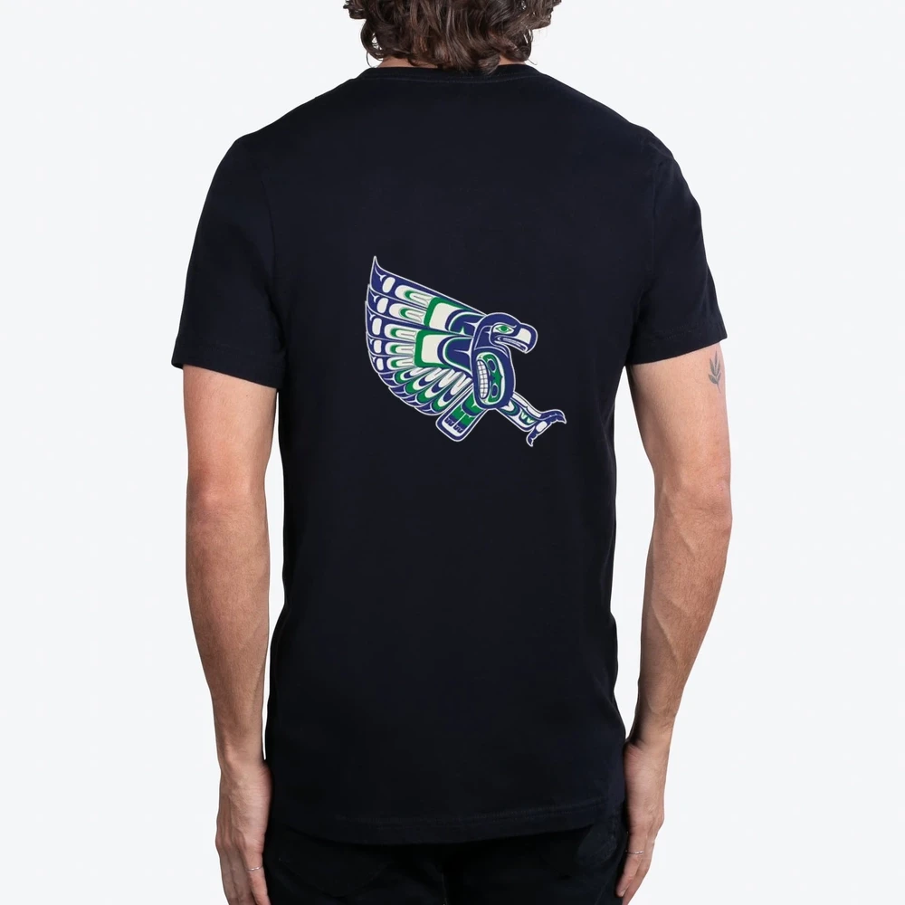 Seattle Seahawks Hawk Attacking Best Nfl Native American Haida Art Ultimate Seahawks Fan