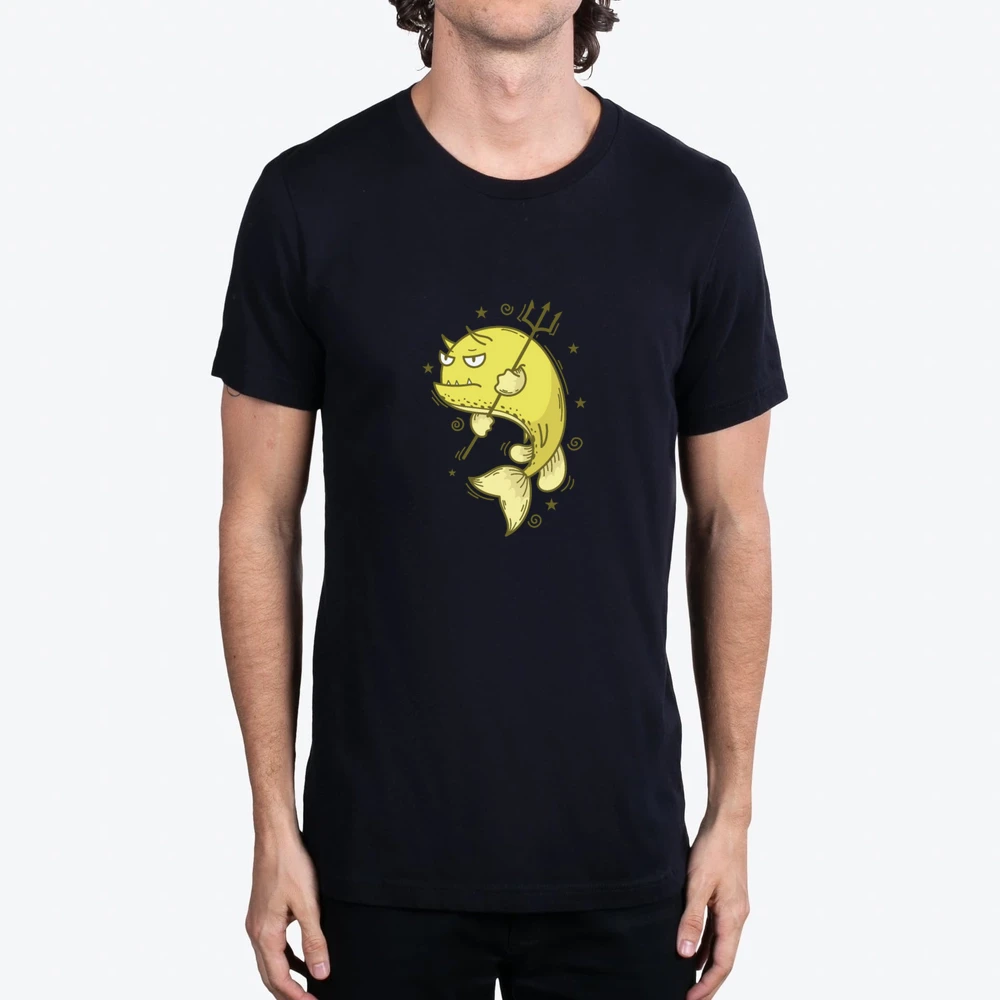 Cowfish With Trident Sea Or Aquarium