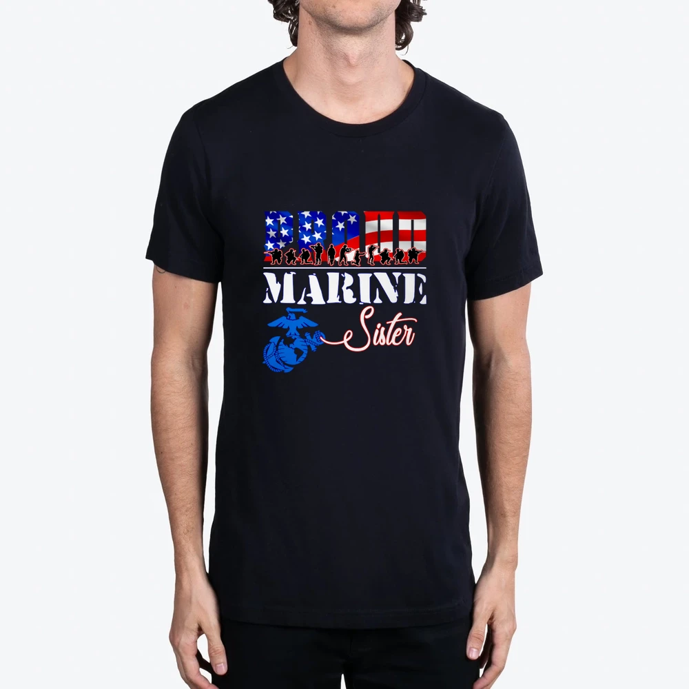 Proud Marine Sister Patriotic Usa Military 2020