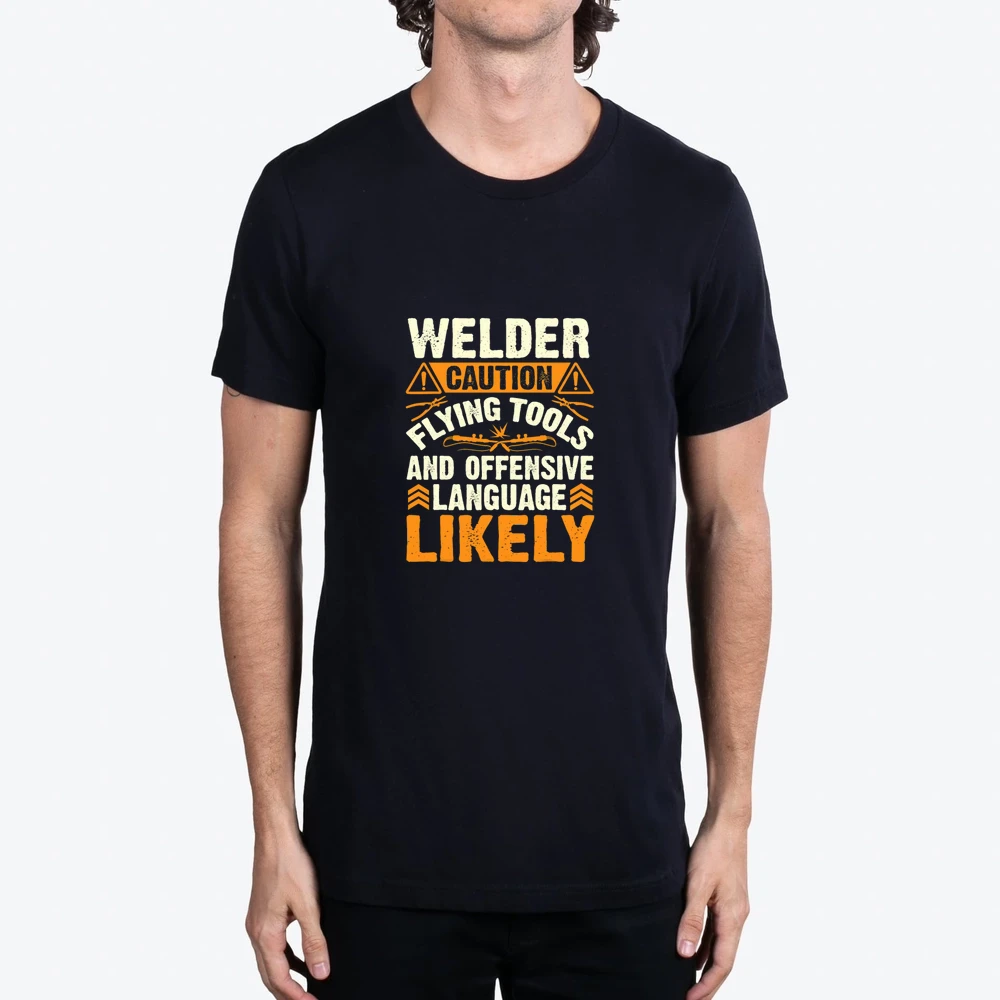 Welder Caution Funny Welder Welding Men Dad Father