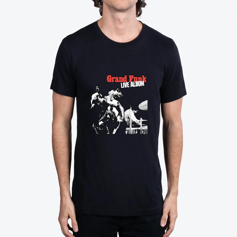 Grand Funk Live Album Cover Retro Music Band