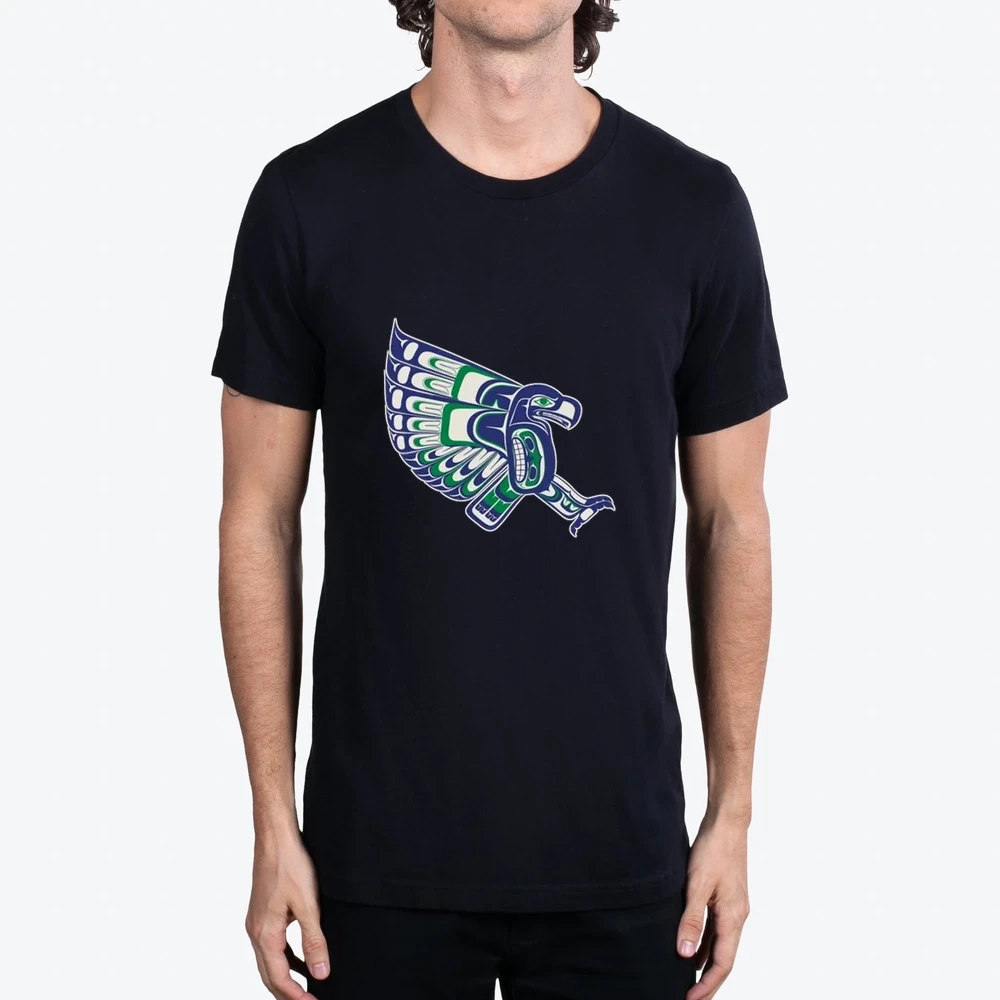 Seattle Seahawks Hawk Attacking Best Nfl Native American Haida Art Ultimate Seahawks Fan