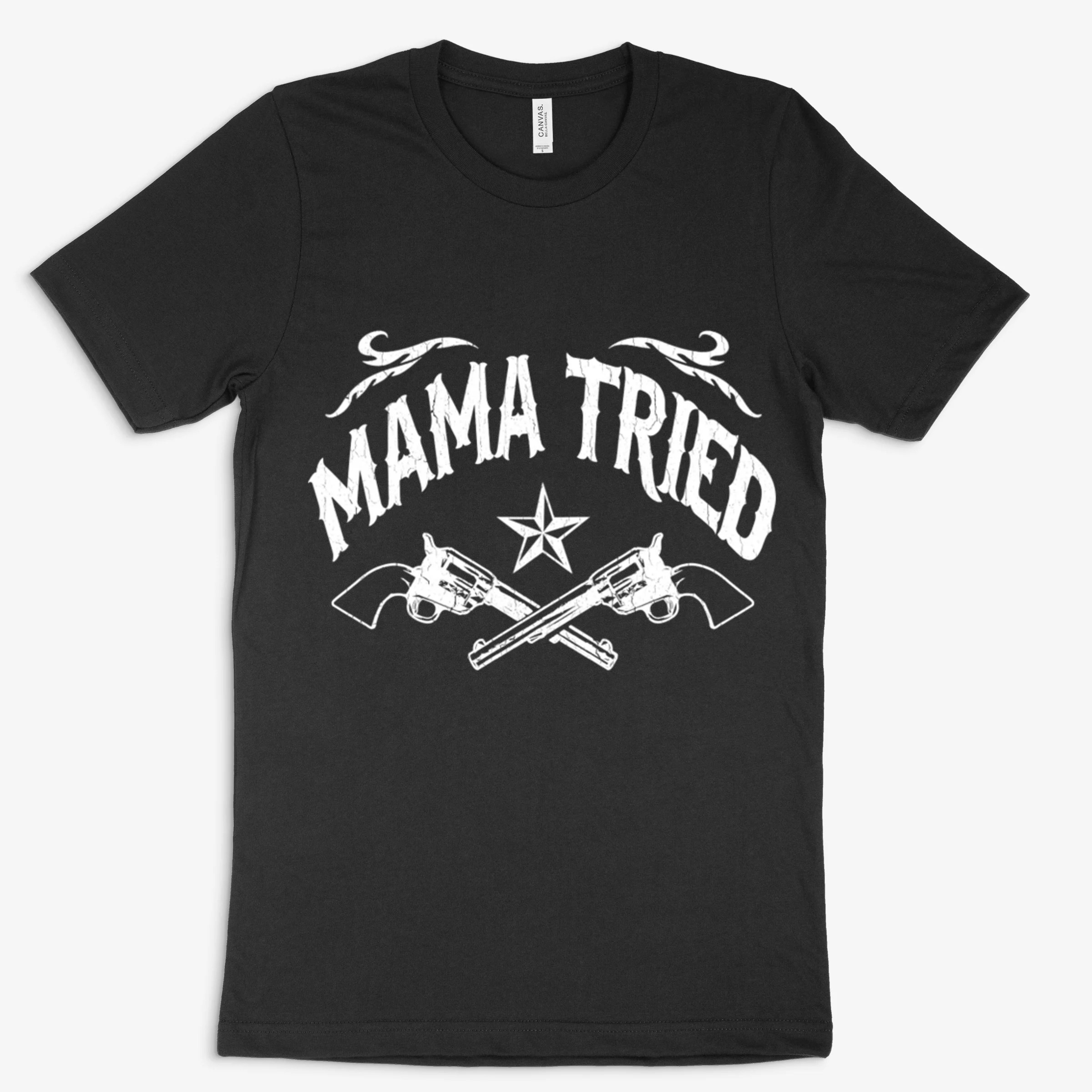 Mama Tried Vintage Distressed Look