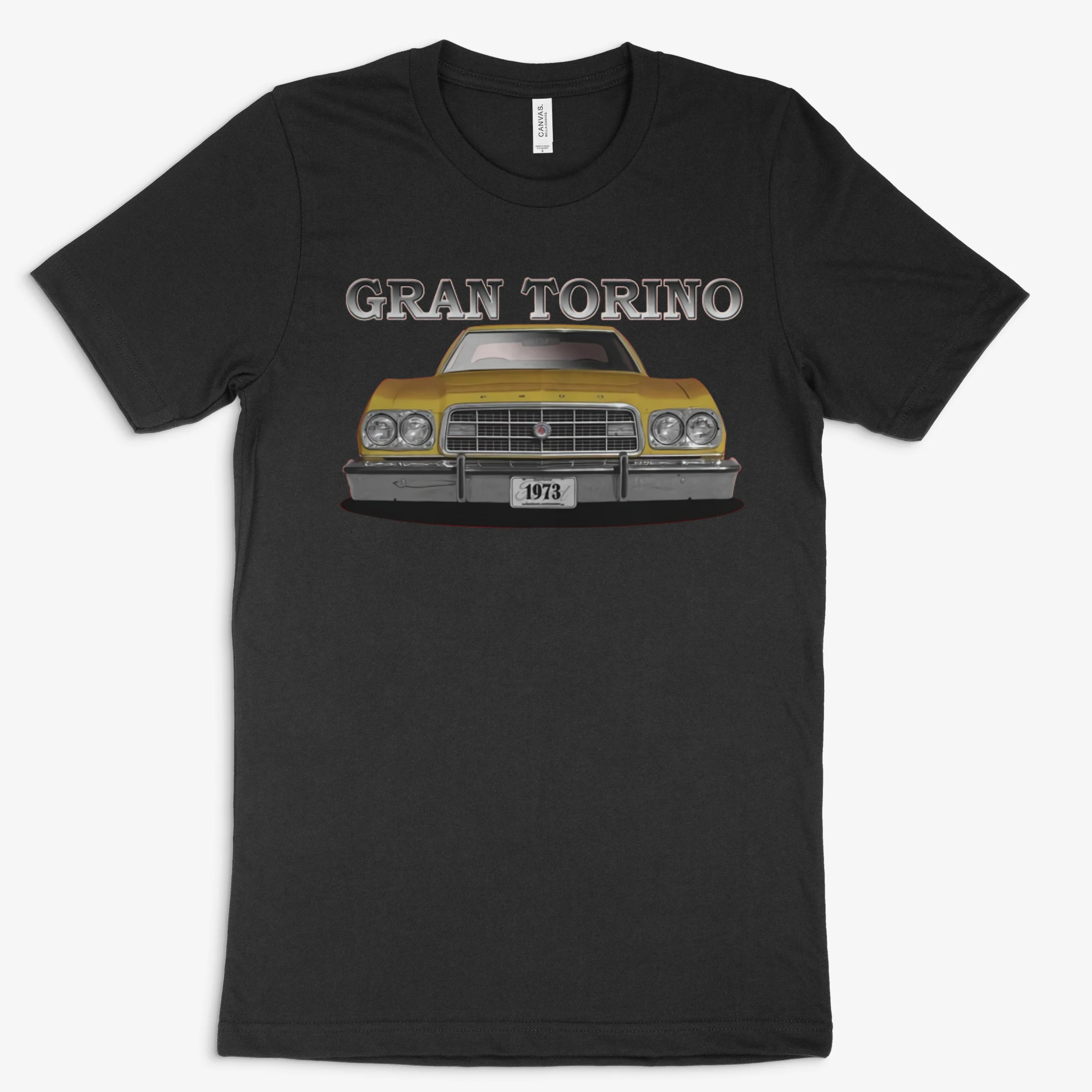 1973 Ford Gran Torino Front Gold