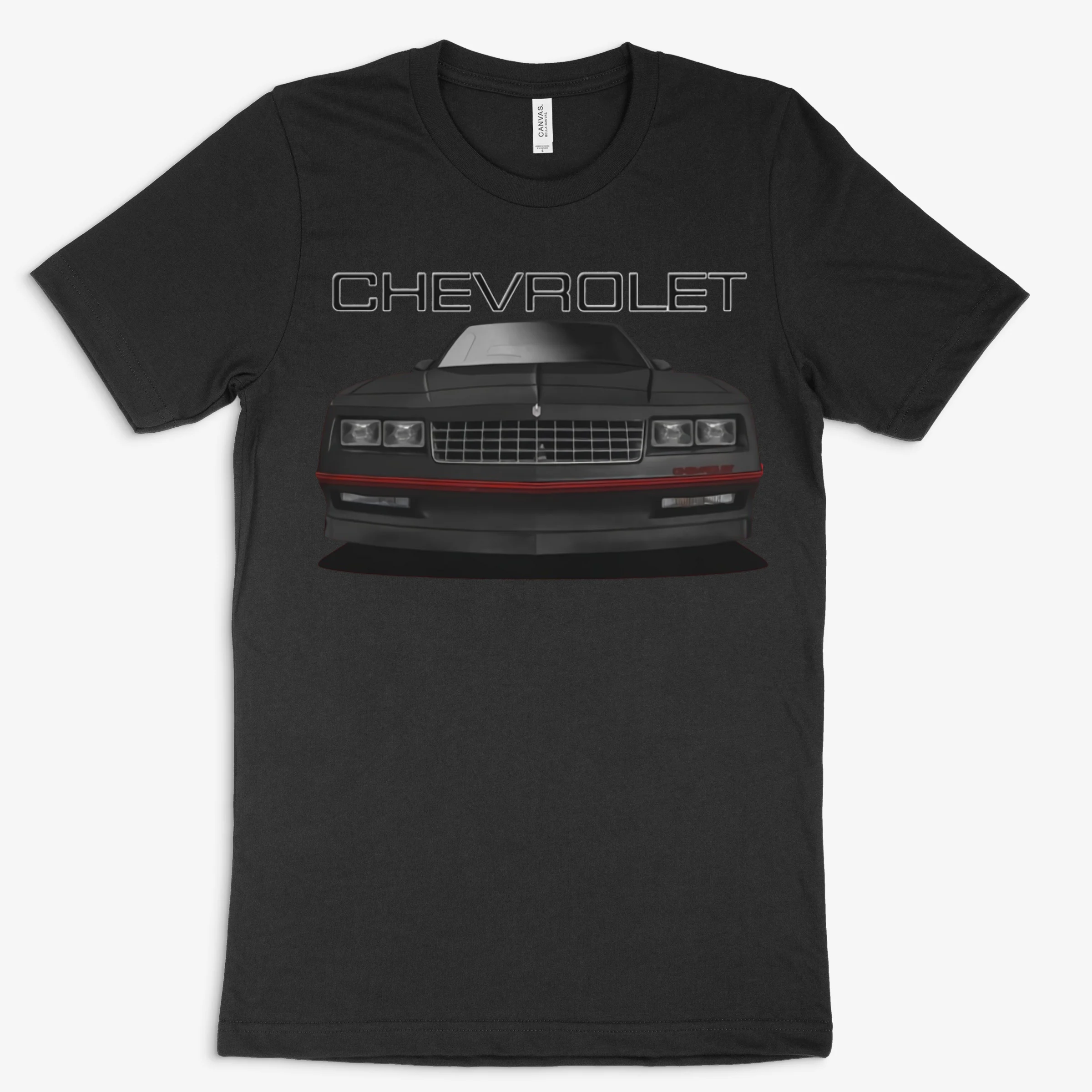 1980s Chvy Monte Carlo Ss Front Black