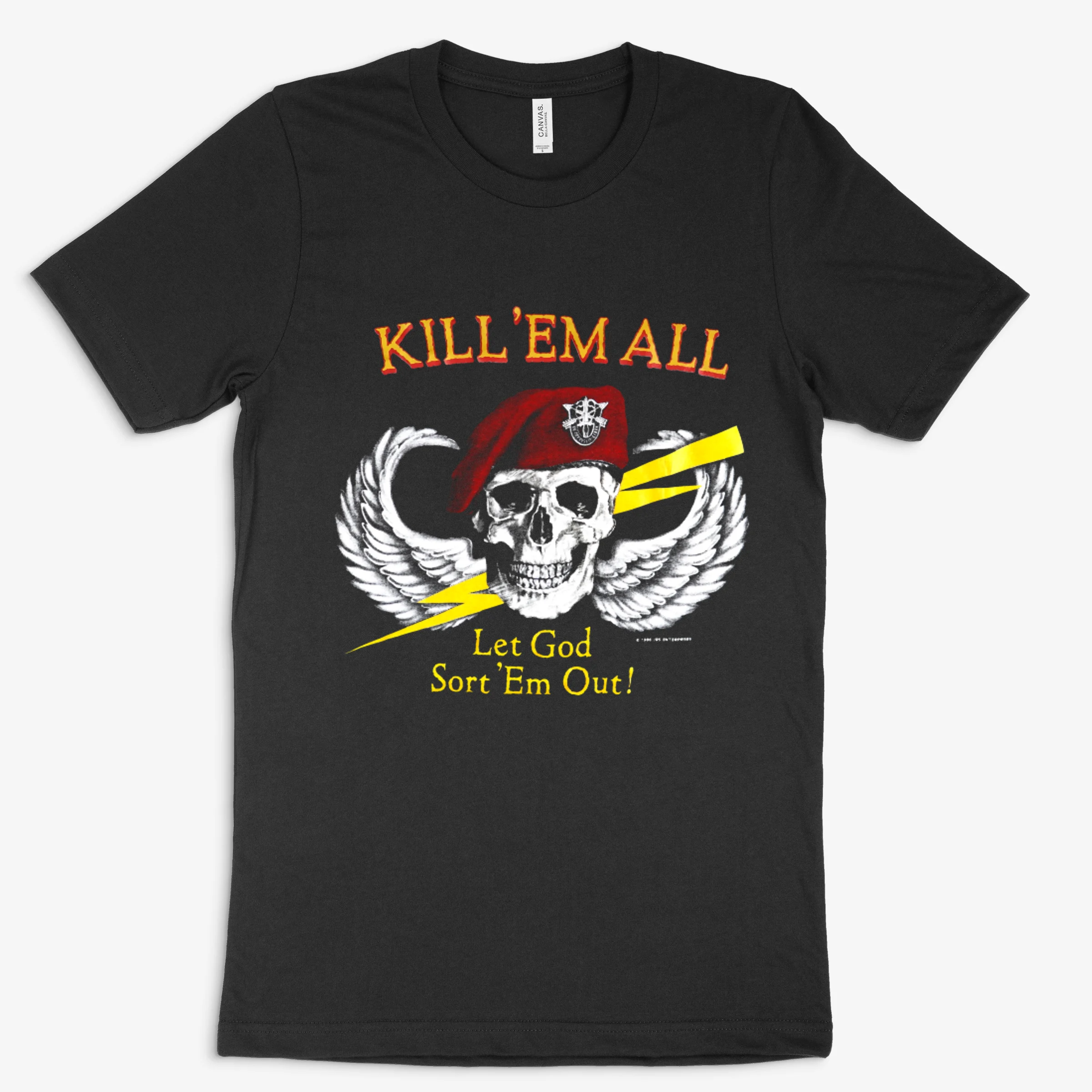 1986 Kill Em All Let God Sort Em Out