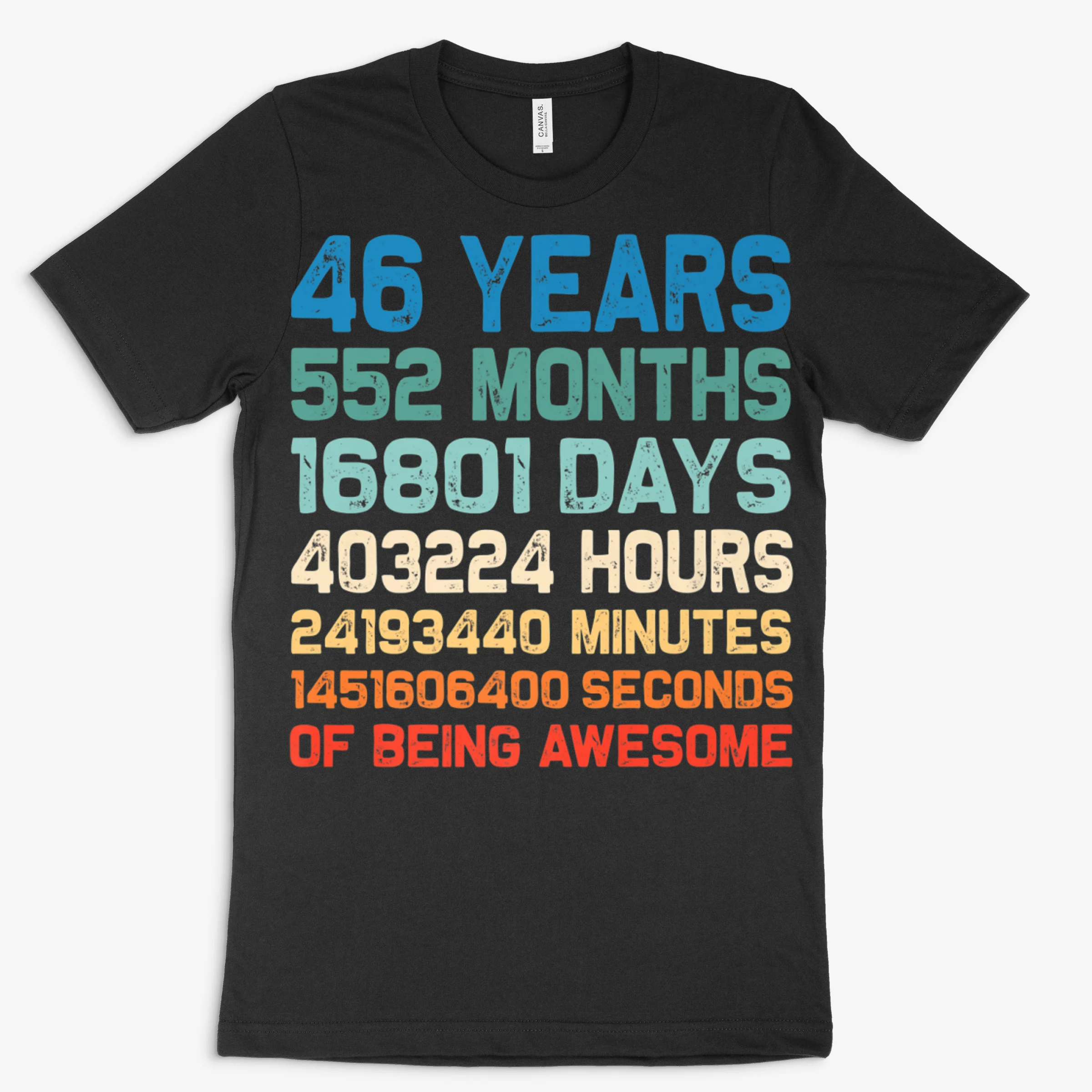 46th Birthday 46 Years Of Being Awesome Wedding Anniversary Premium