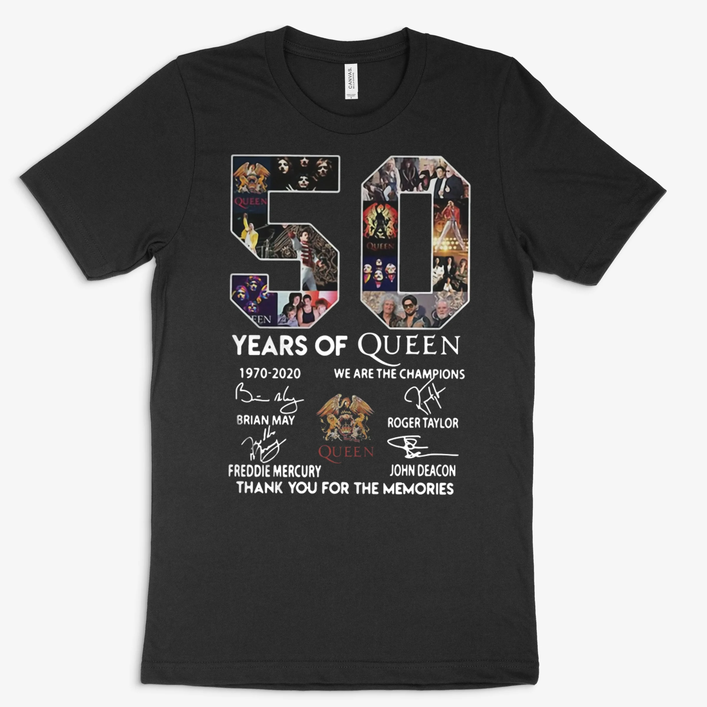 50 Years Of Queen 1970 2020 We Are The Champions Thank You For The Memories