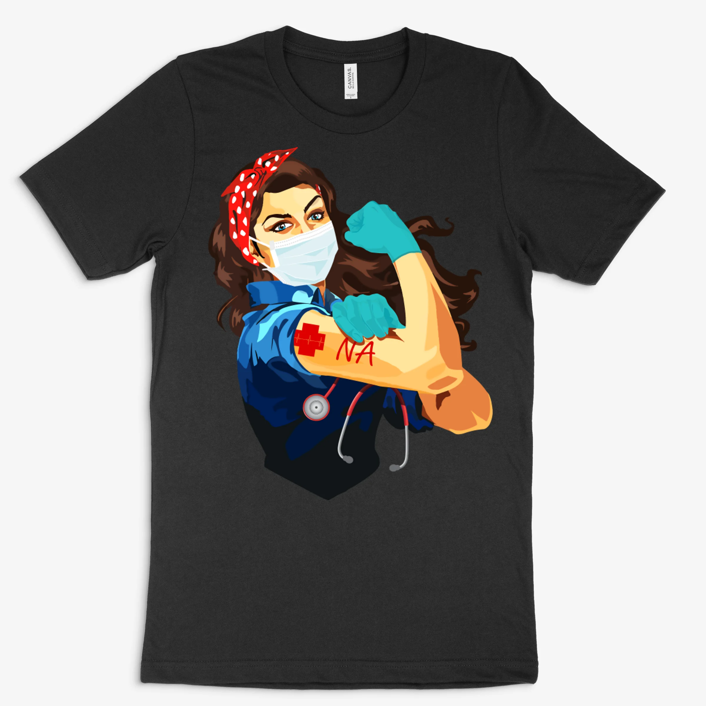 Nursing Assistant Na Frontline Workers Nurse Strong Rosie Riveter