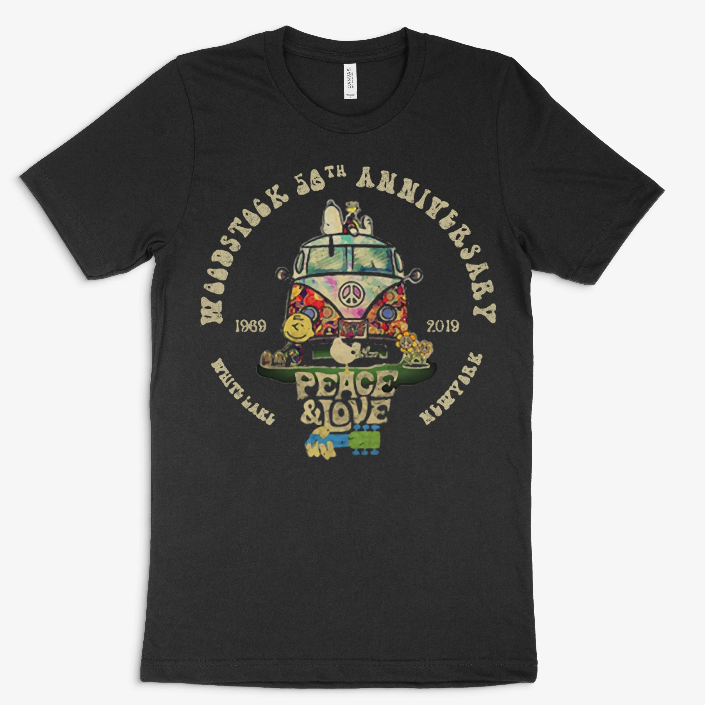 Snoopy Woodstock 50th Anniversary 1969 2019 Peace And Love Hippie