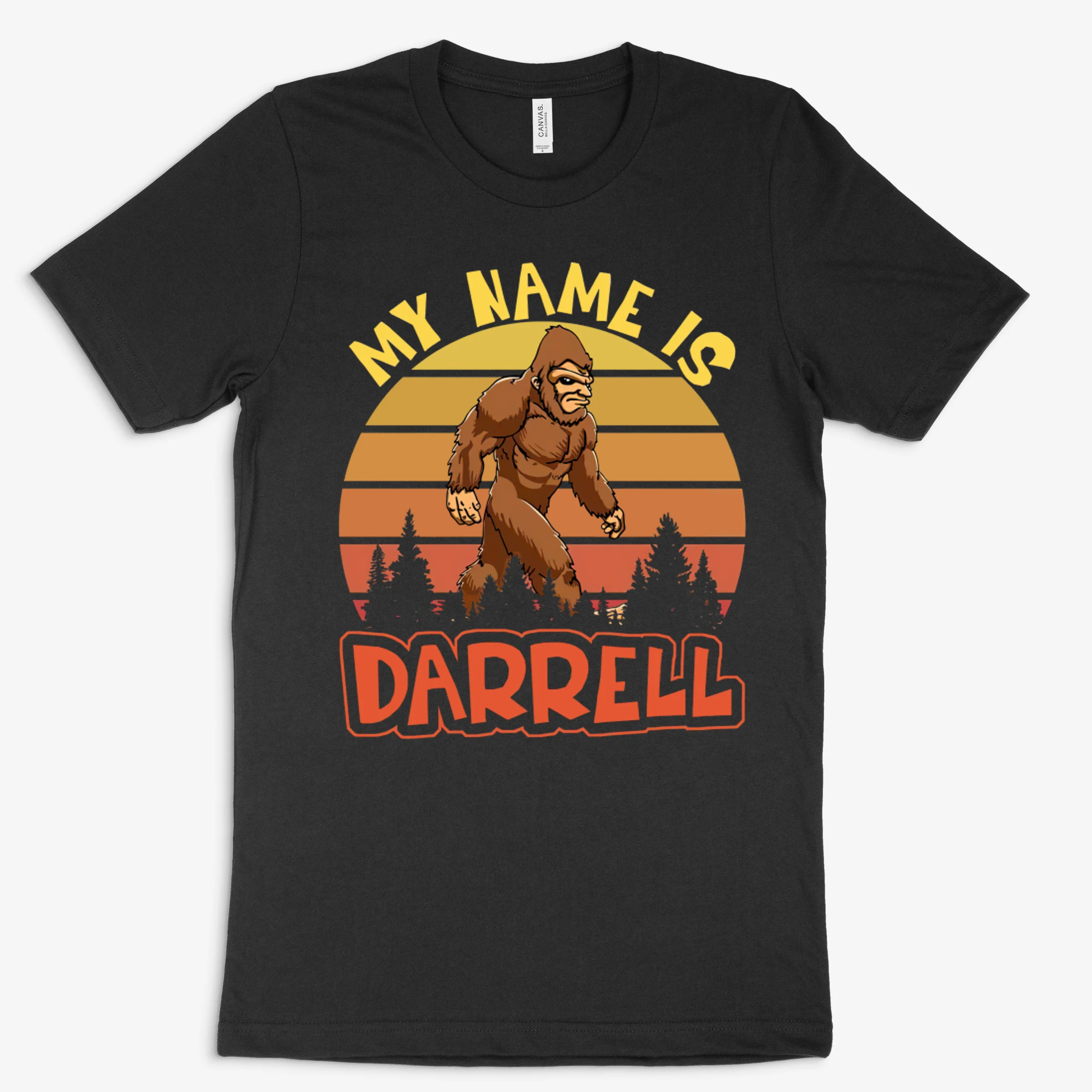 Vintage My Name Is Darrell Bigfoot Believers