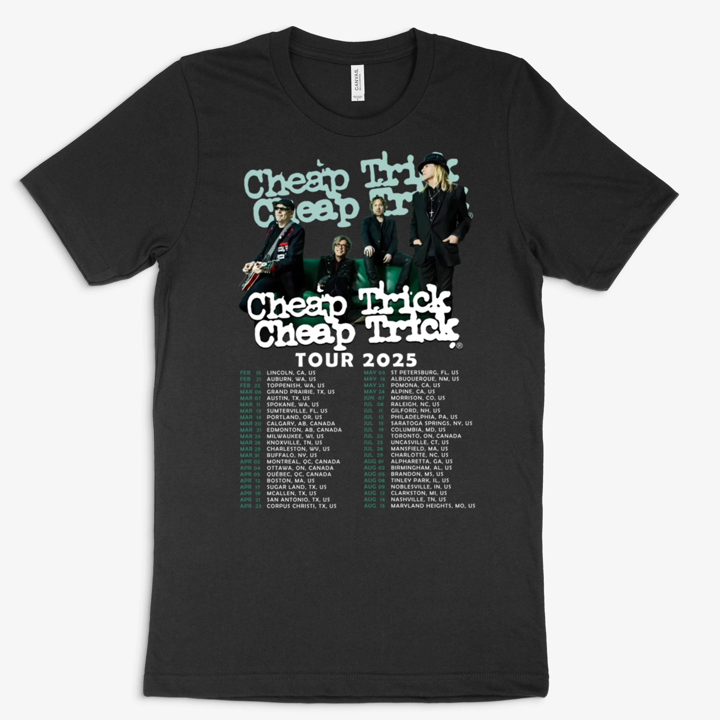 2 Side Cheap Trick Tour 2025 Bk01