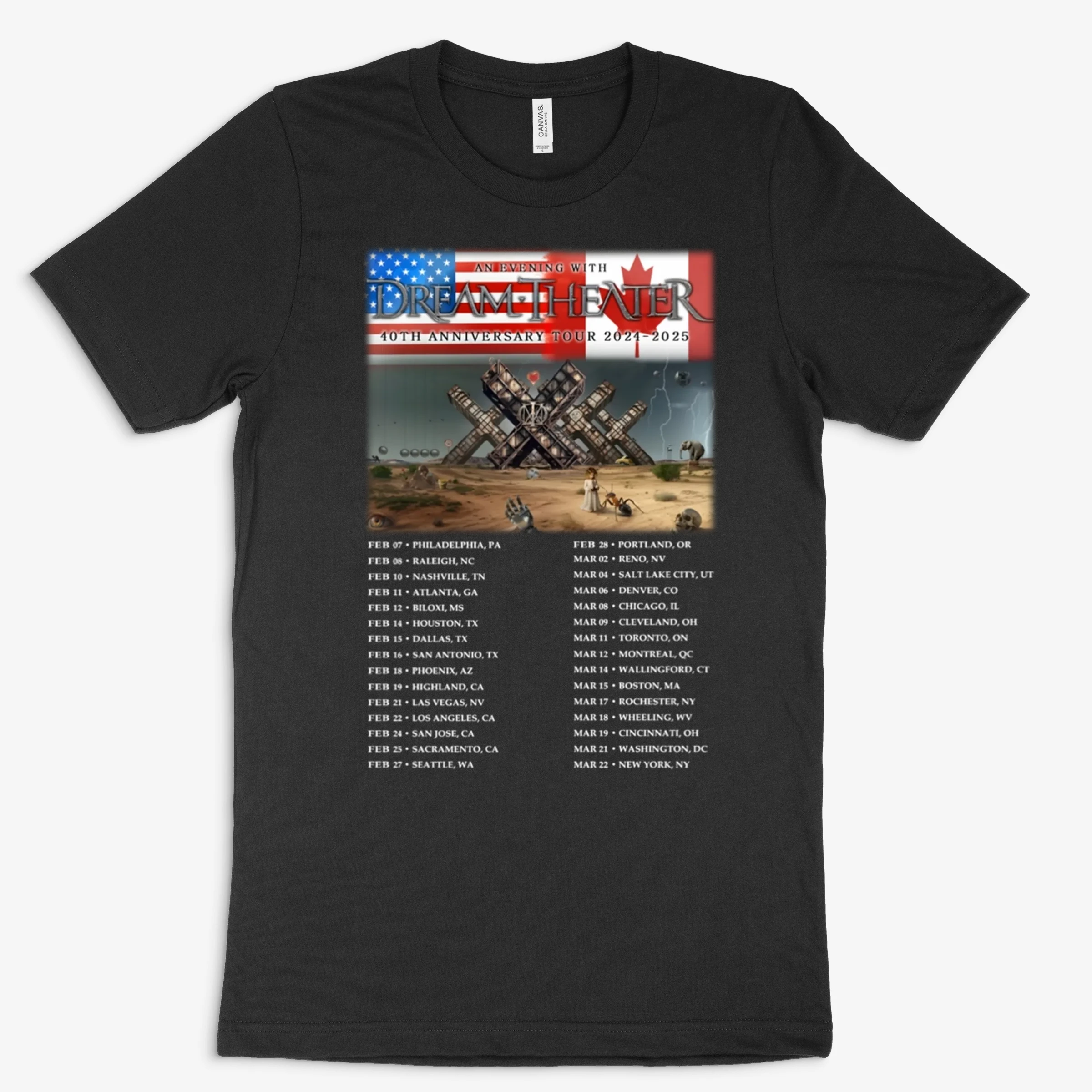 2 Side Dream Theater 40th Anniversary North America Tour