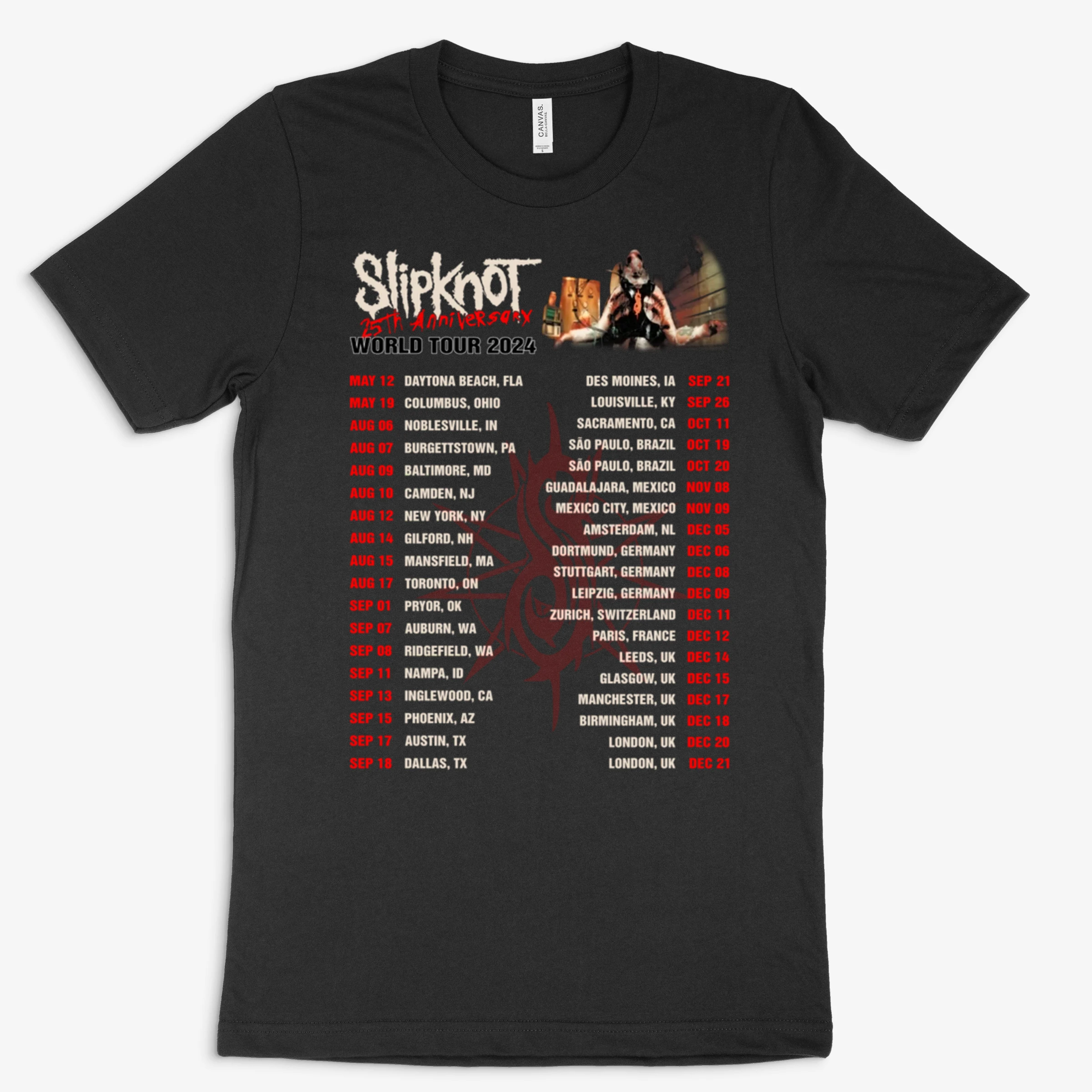 2 Side Slipknot 25th Anniversary Tour L01