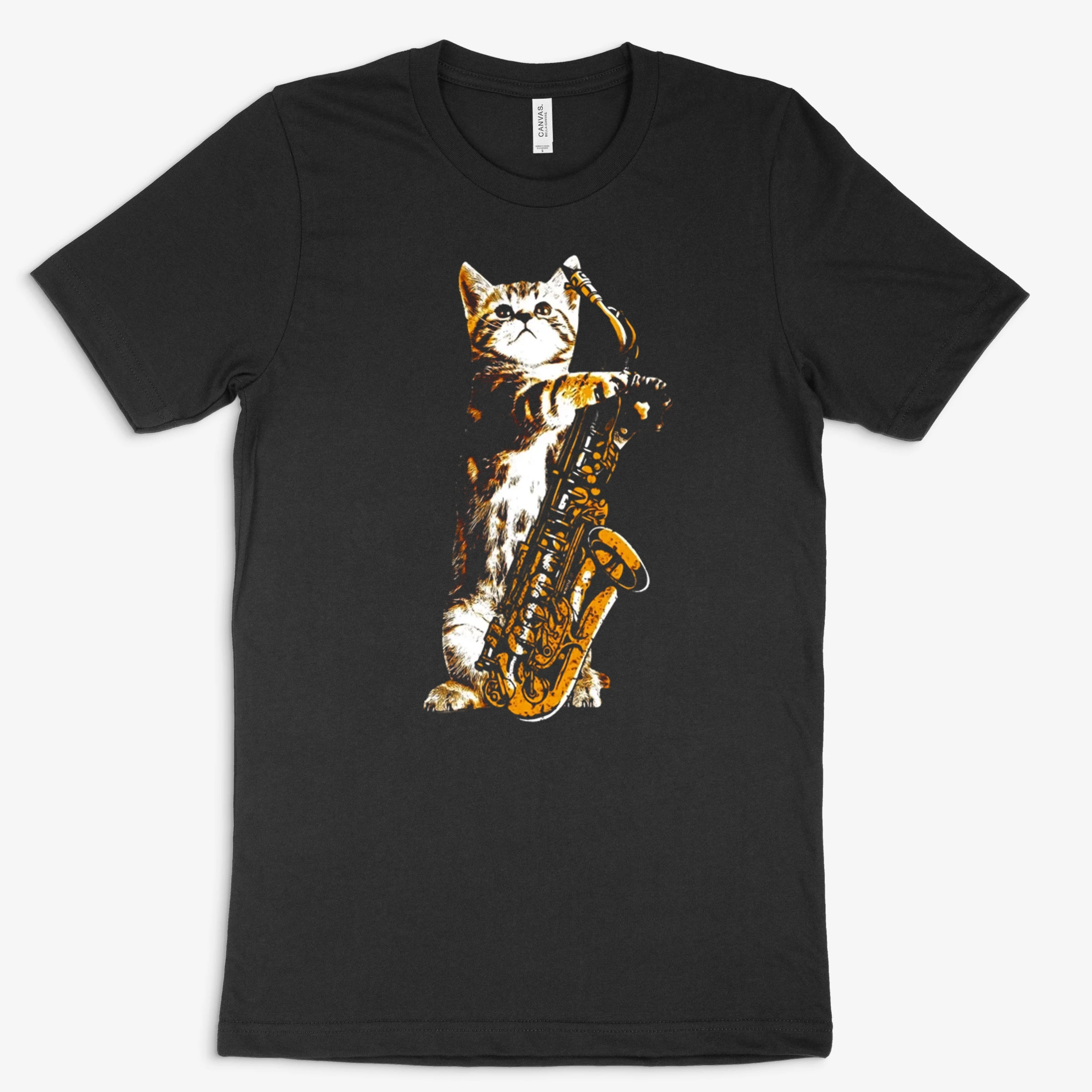 Jazz Cat Cool Musician Jazz Player Saxophone