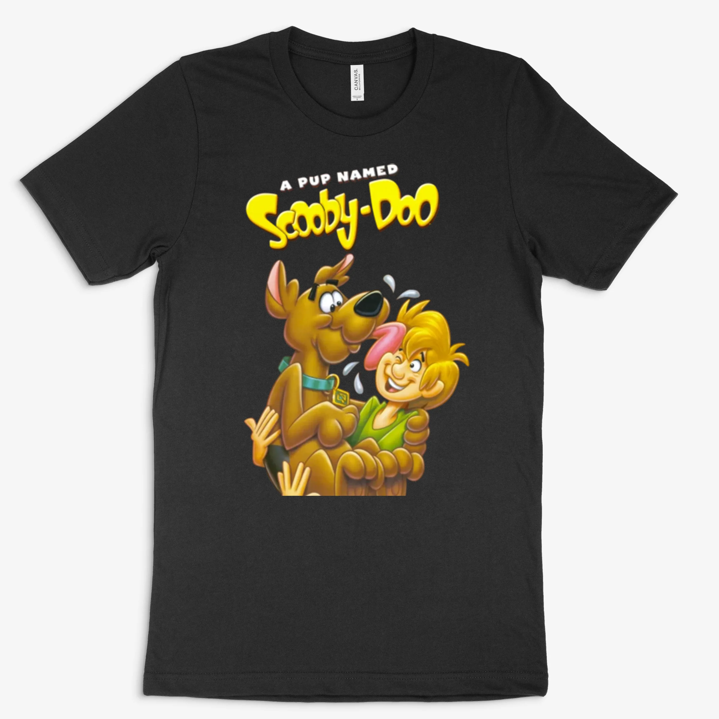 A Pup Named Scooby Doo Shaggy Licking 80s 90s Tv Show Cartoon T S