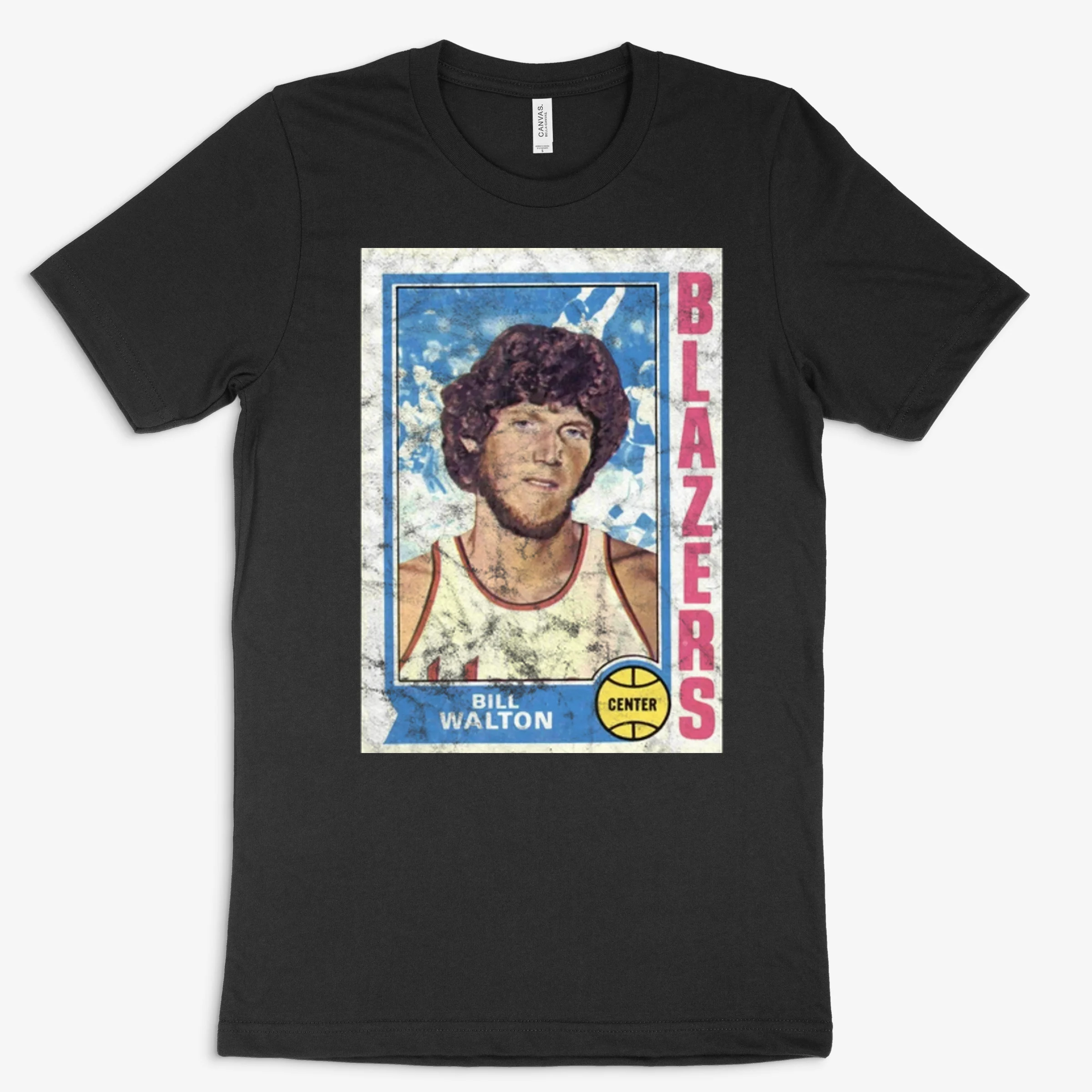 Bill Walton 1974 Retro Sports Basketball Collectors Card Fan Worn