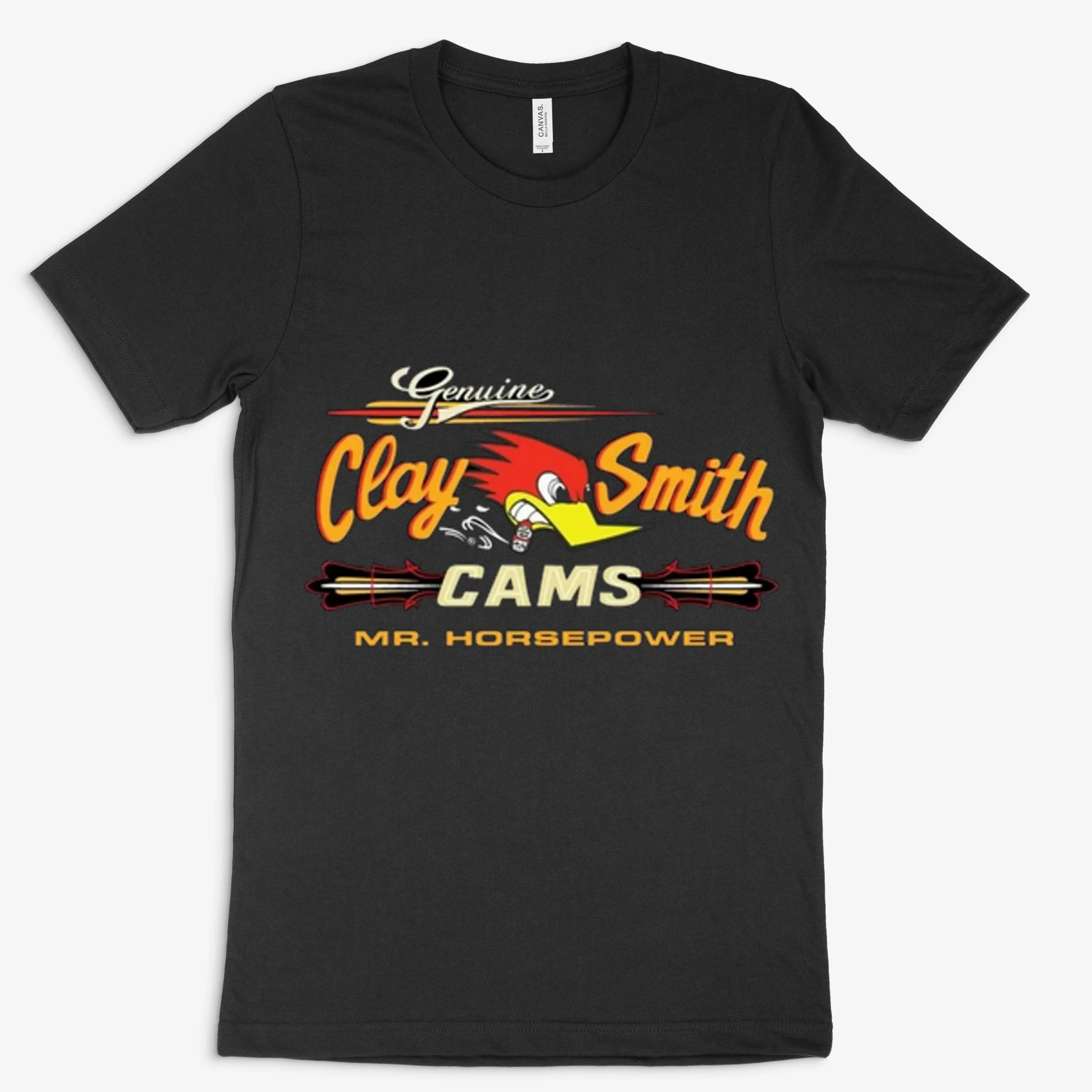 Clay Smith Genuine Cams Vintage Logo Mr Horsepower Hot Rod Racing