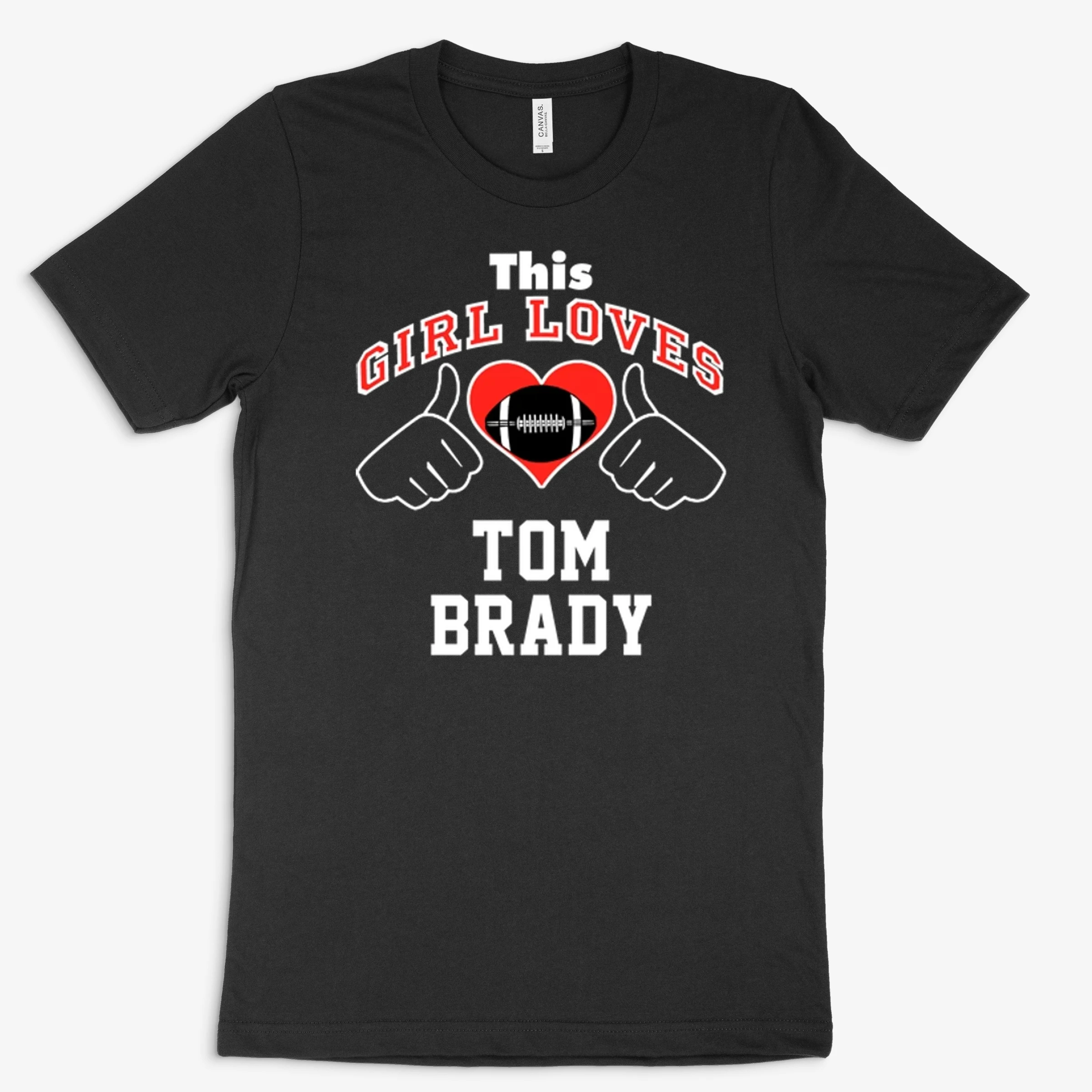 This Loves Tom Brady New England Football Player Sports Fan Heart