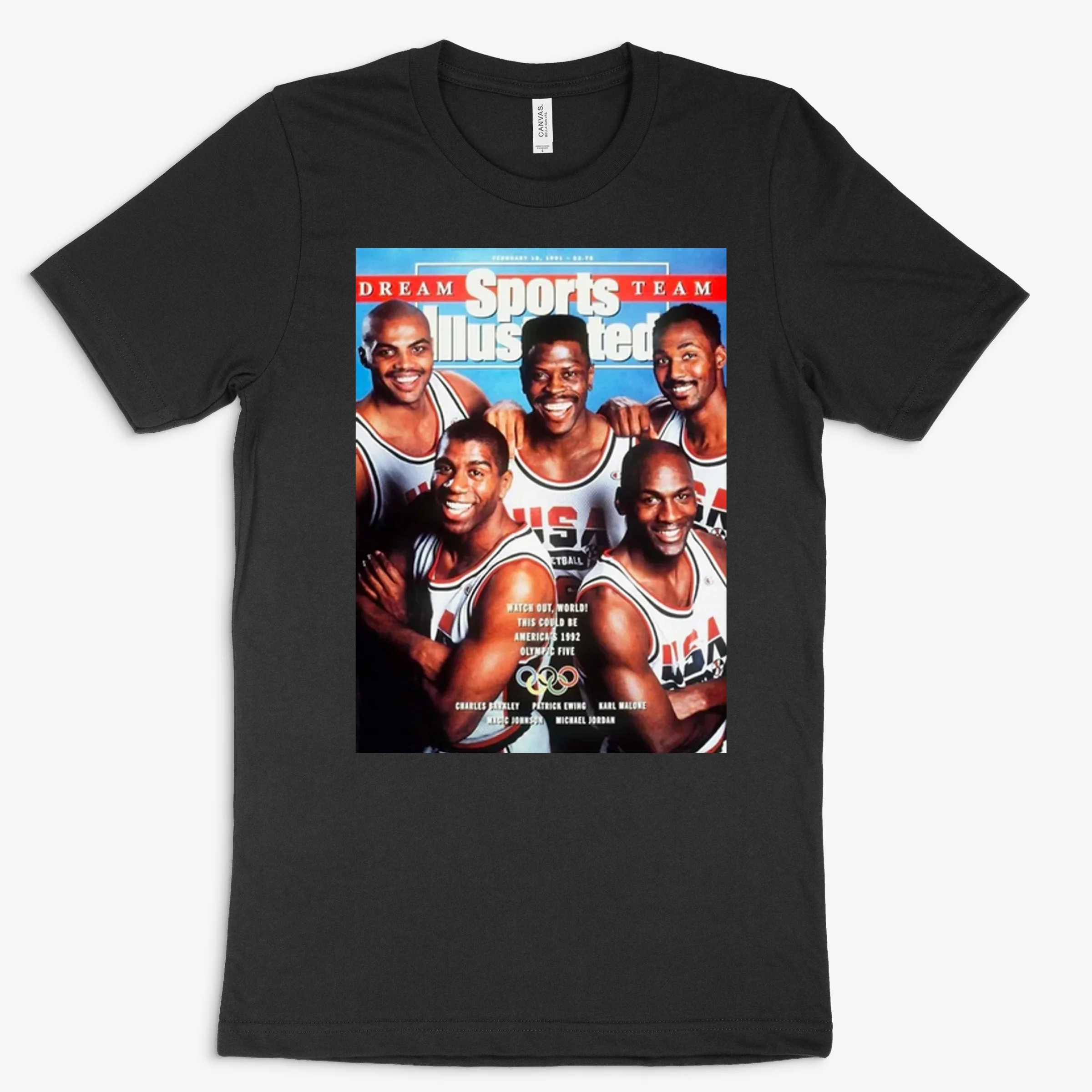 Michael Jordan Sports Illustrated Dream Team Basketball Fan Baby One P