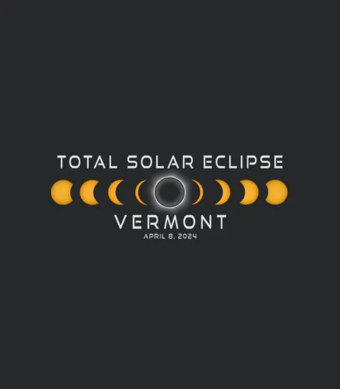 Vermont Solar Eclipse 2024 April 8 Souvenir