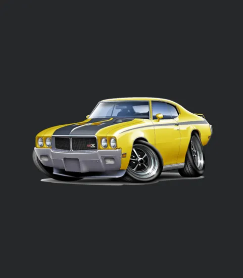 1970 Buick Gsx Yellow Car