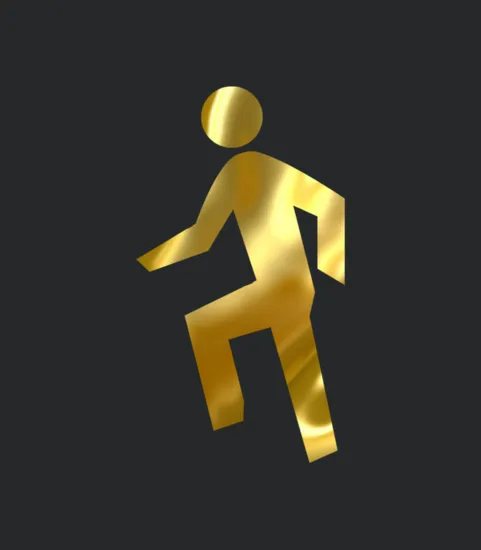 Everyday Im Shufflin Gold