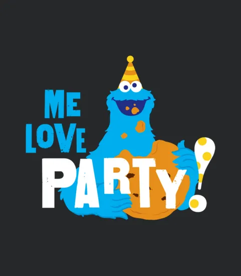 Sesame Street Cookie Monster Me Love Party