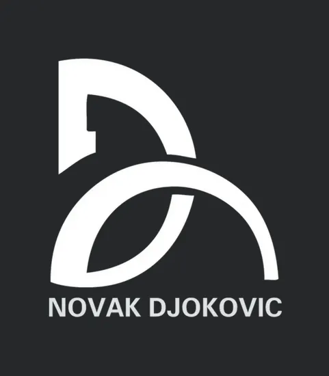 Novak Djokovic Logo Black