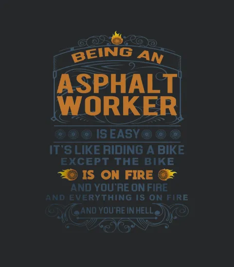 Asphalt Worker Frideabike