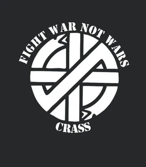 Crass Fight War Not Wars Anarcho Punk Rock