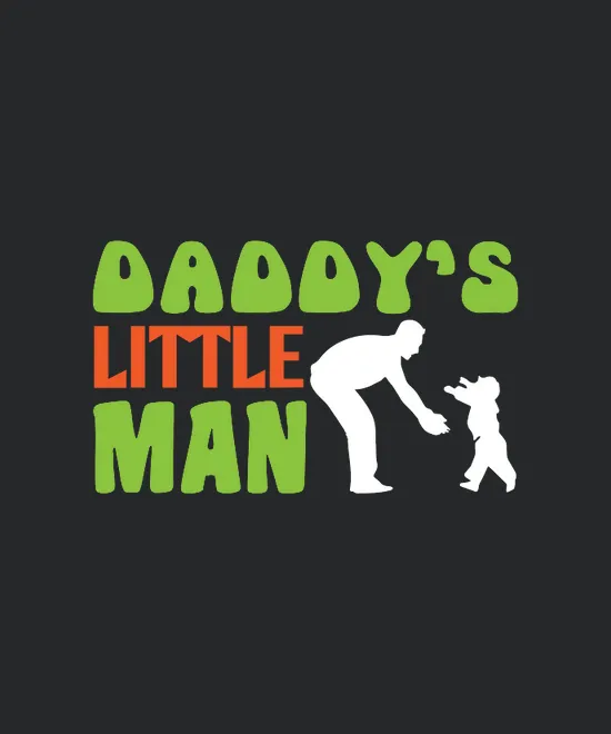 Daddys Little Man Fathers Day