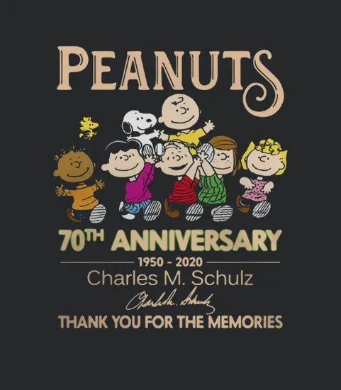 Peanuts 70th Anniversary 1950 2020 Charles M Schulz Thank You For The Memories