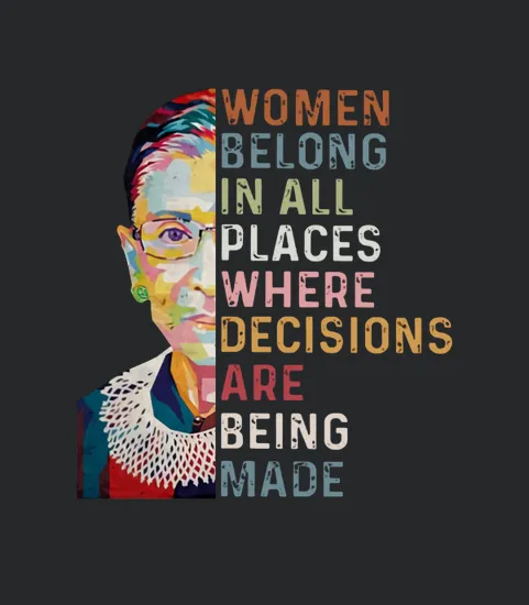 Women Belong In All Places Where Decisions Are Being Made Ruth Bader Ginsburg