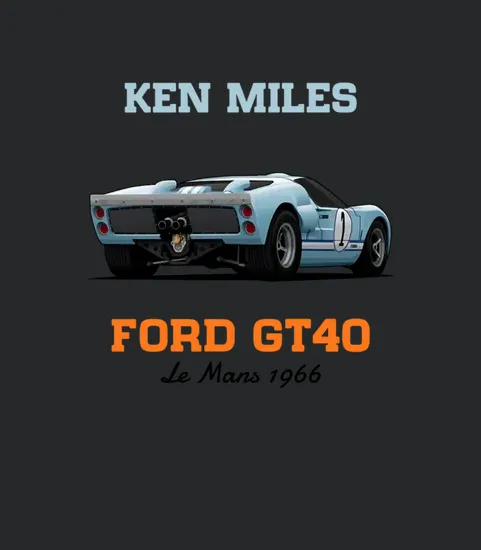 Limited Edition Ken Miles Ford Gt40 Le Mans 1966 Essentiel