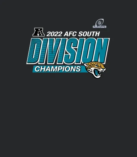 Fanatics Branded Black 2022 Jacksonville Jaguars Afc South Division Champions