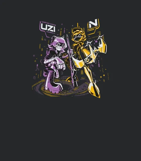 Murder Drones Shop Glitch Productions Uzi And N Iconic Duo Murder Drones Shirts Black