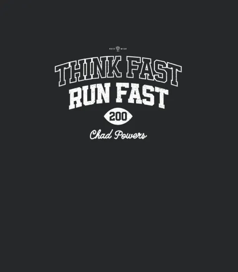 Penn State Eli Manning Think Fast Run Fast 200 Chad Powers